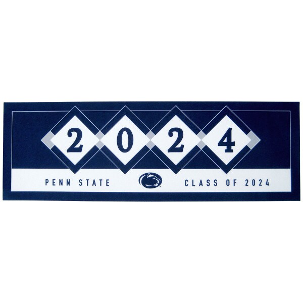 felt banner Penn State Class of 2024 36x12